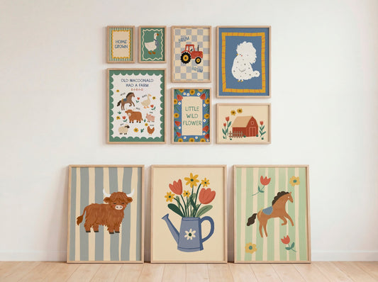 Shop Hand-Drawn Nursery Wall Art: A Guide